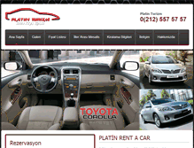 Tablet Screenshot of platinturizm.com